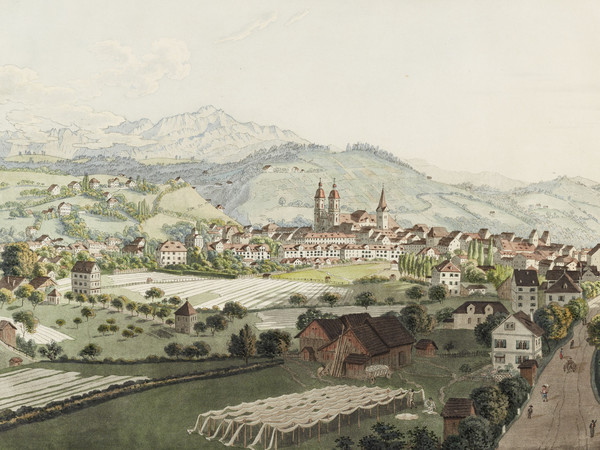 Saint-Gall, vue d'ensemble du nord-est