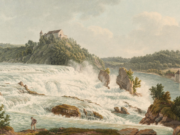 Rheinfall, Gesamtansicht von Norden