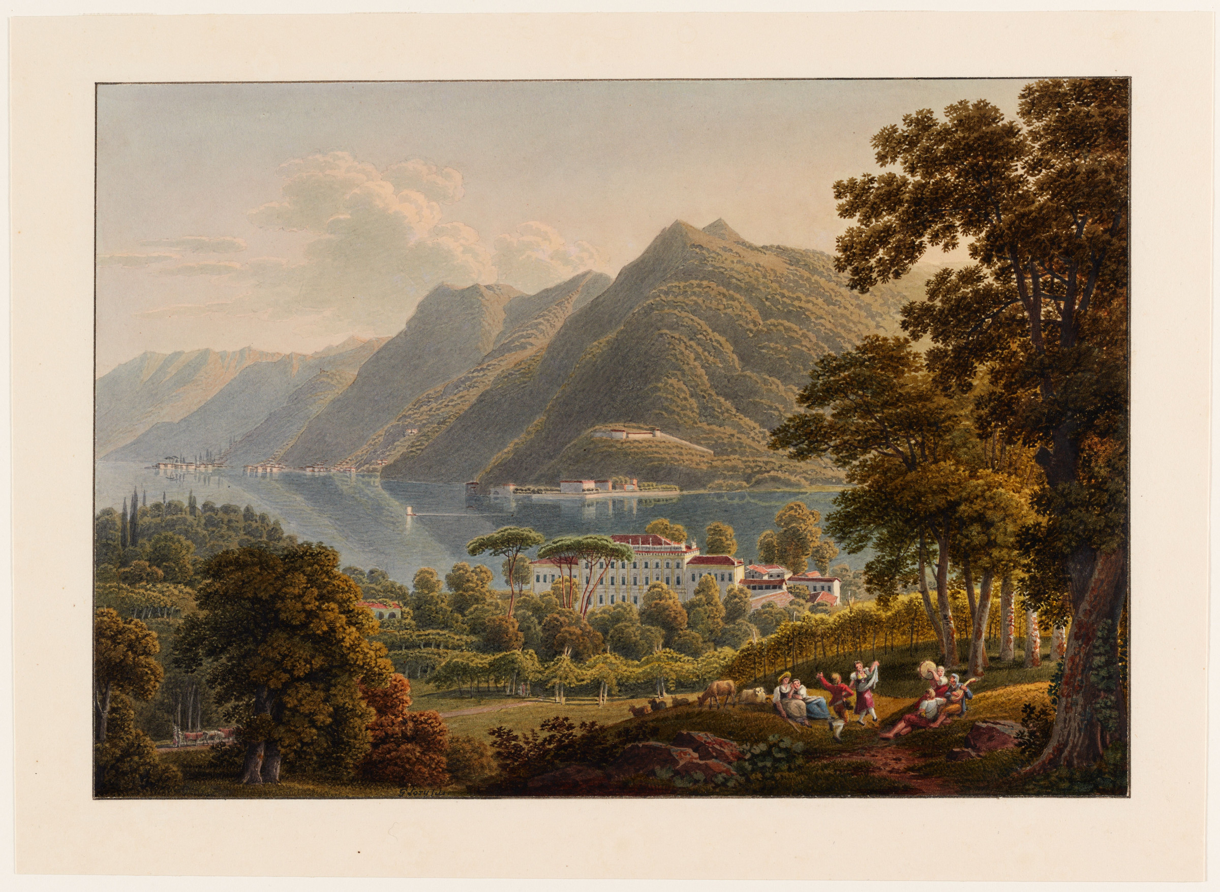 Como, dintorni. Lago di Como; Villa Olmo