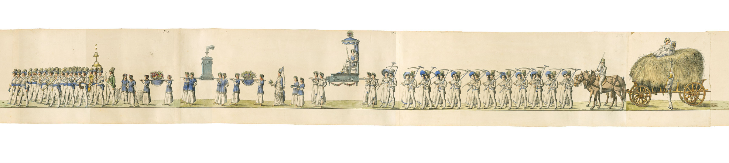 Christian Gottlieb Steinlen, Fête des vignerons, 1833 (Ausschnitt)