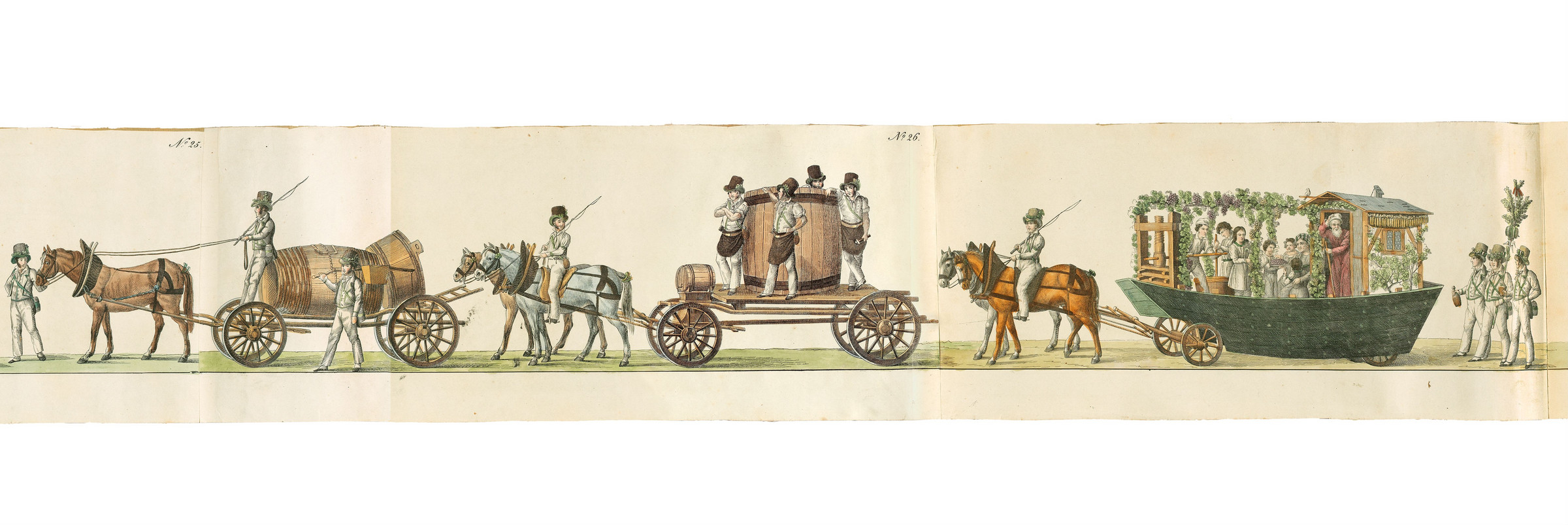 Christian Gottlieb Steinlen, Fête des vignerons, 1833 (Ausschnitt)