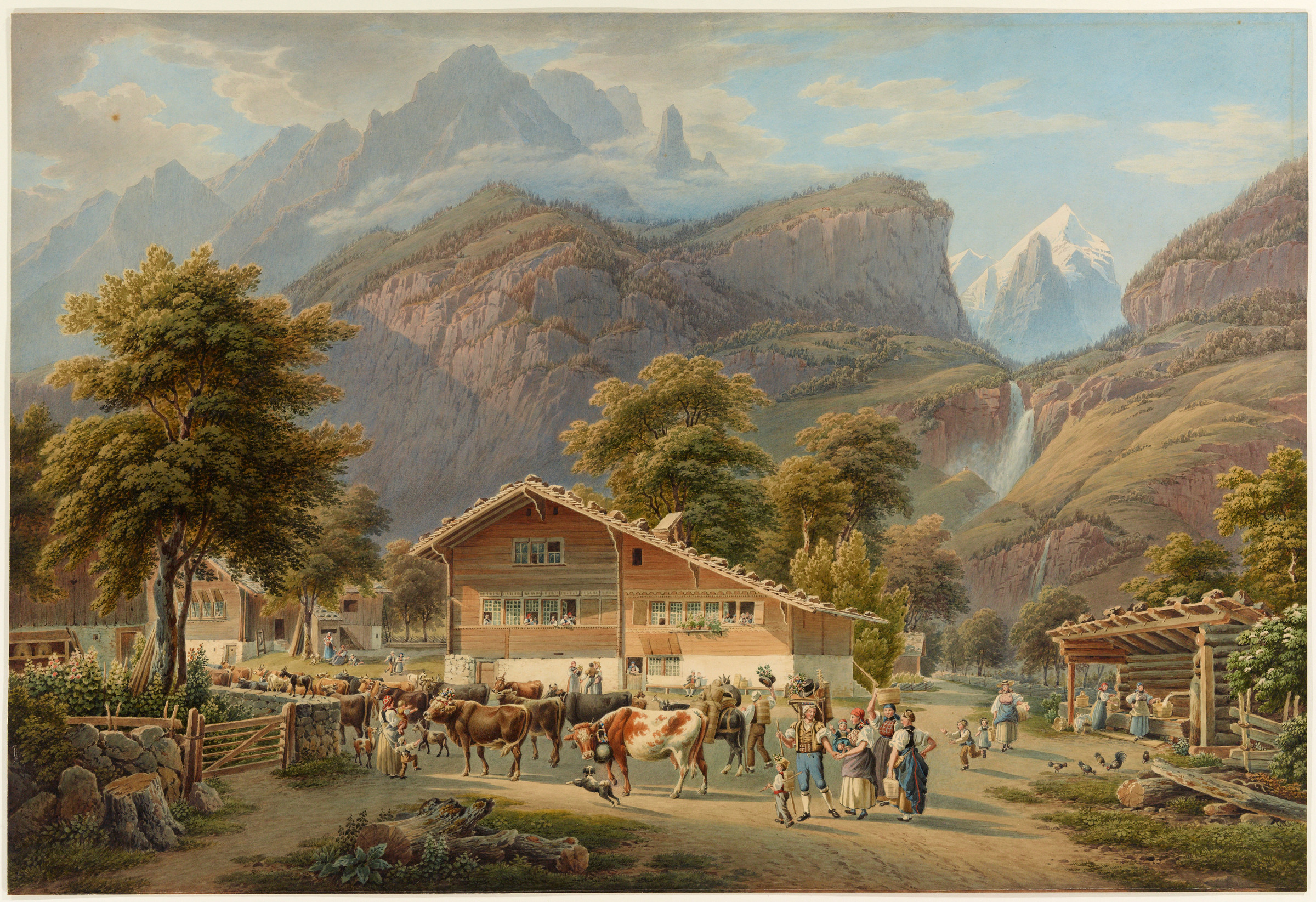 Meiringen, Teilansicht von Nordosten