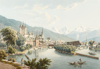 Thun, vista generale dal nord-est